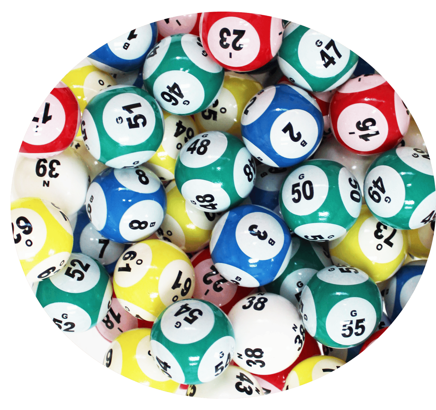 びんこ 6-Number Ping Pong Bingo Balls for Bingo Games | Bingo Innovation