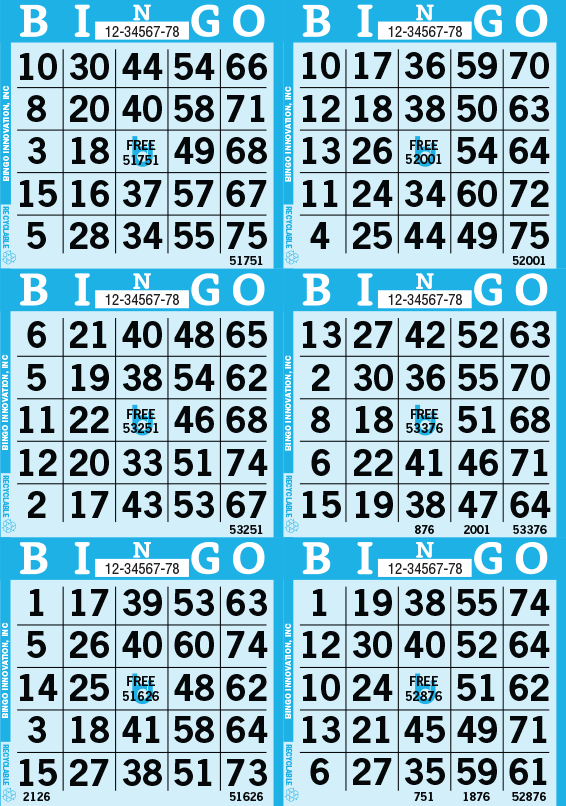 Prntable Bngo Cards 4 Per Page - Foto 6