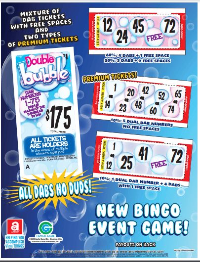 Double Bubble Dab Game – Bingo Innovation Double Bubble Dab Game – Bingo Innovation