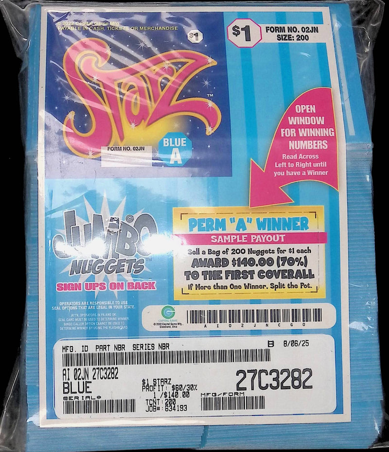 Starz Jumbo Nuggets  (200 Count)