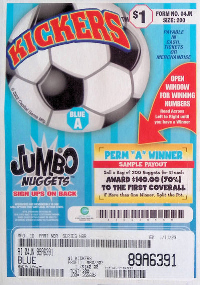 Kickers Jumbo Nuggets  (200 Count)