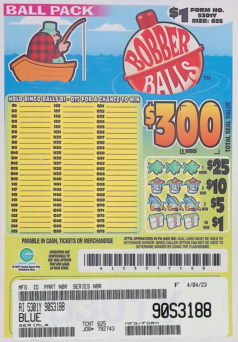 Balls Seal Card Games (625 Count)