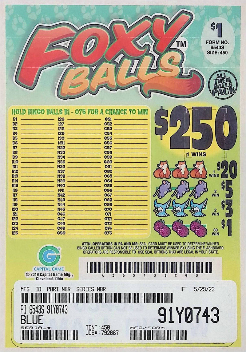 Balls Seal Card Games (450 Count)