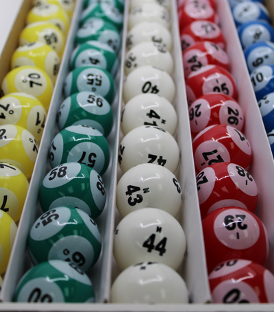 6 Number Ping Pong Bingo Ball