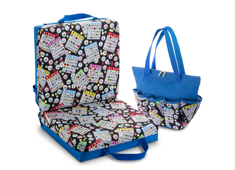 Classic Bingo Double Cushion & Zipper Bag Set