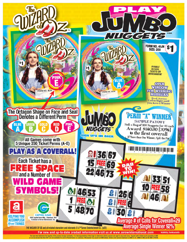 Wizard of Oz Jumbo Nuggets  (200 Count)