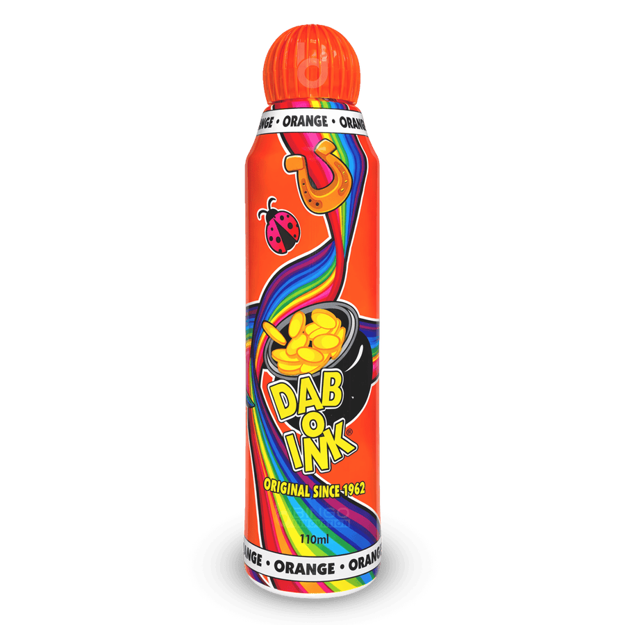 Confezione 12 Marcatori TWISTER Arancioni Per Bingo, Dauber 43ml, Per Biglietti