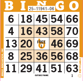 Outside Frame Pattern Paper by the Case 3,000 Sheets – Bingo Innovation