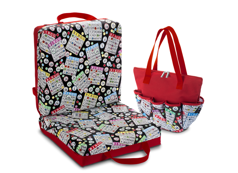 Classic Bingo Double Cushion & Zipper Bag Set
