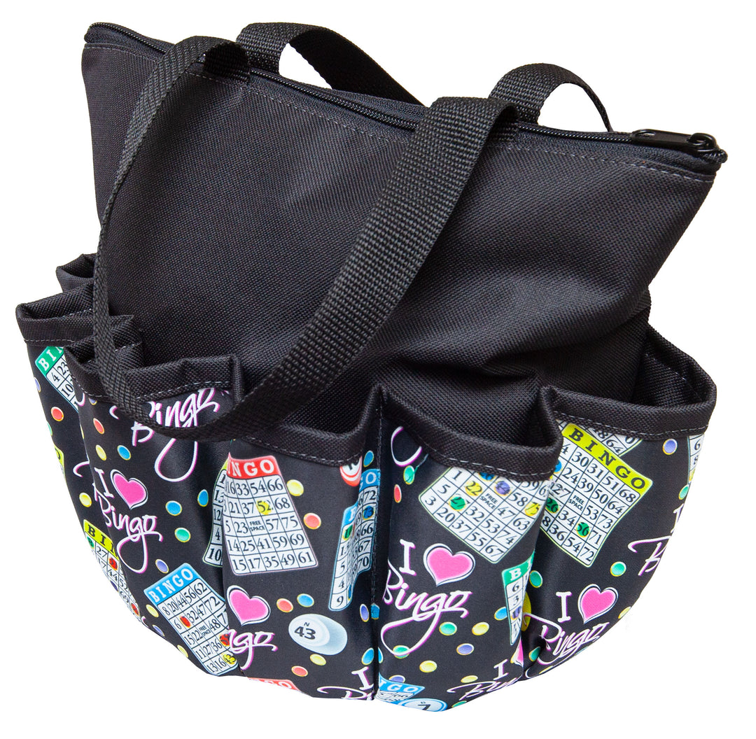I Love Bingo 10 Pocket Zipper Bag – Bingo Innovation