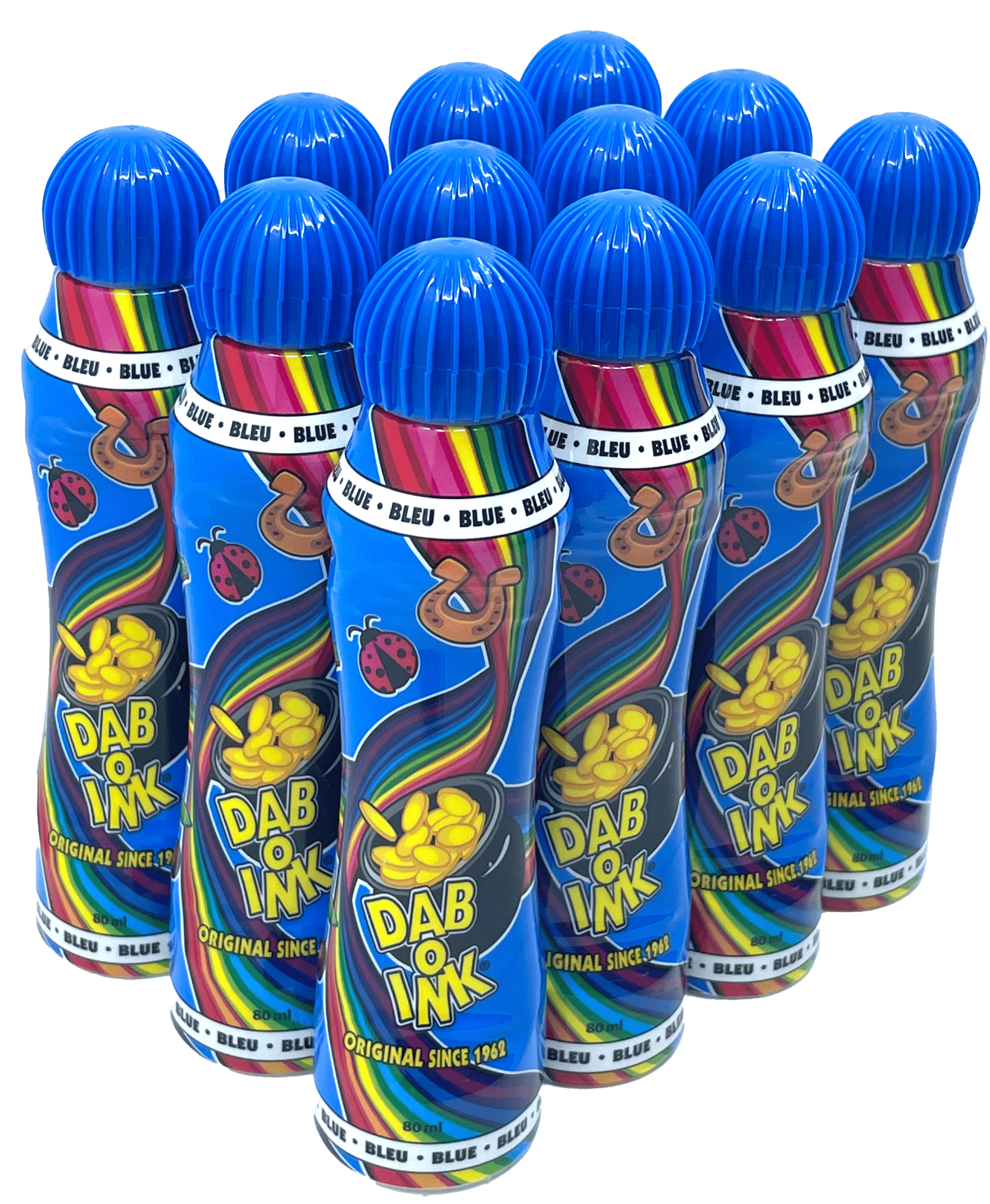 Dab O Ink Bingo Dabber One Dozen (12) Dazzle Orange Bingo Daubers - 3oz ...
