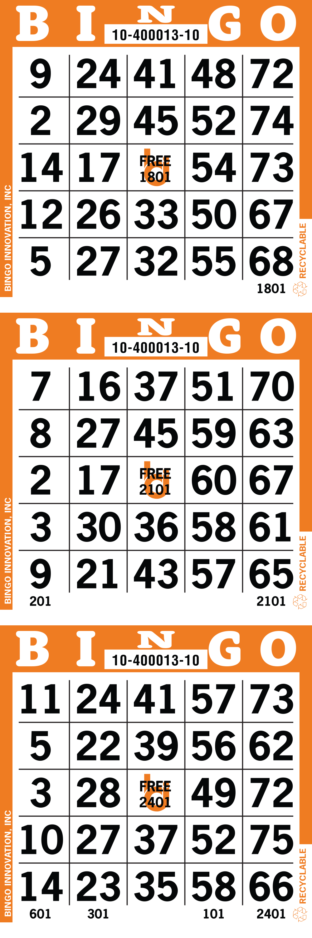 3on Bingo Paper By The Case 3,000 Sheets – Bingo Innovation