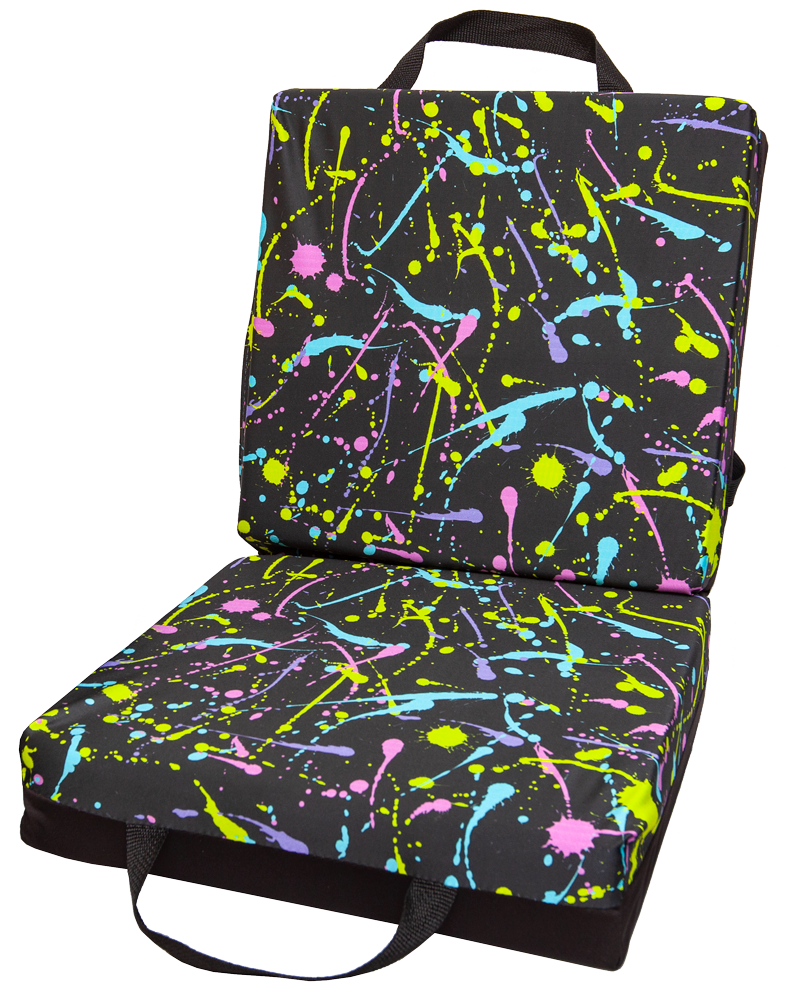 Paint Splatter Double Cushion