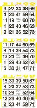 Black Light Bingo Paper by the Bundle